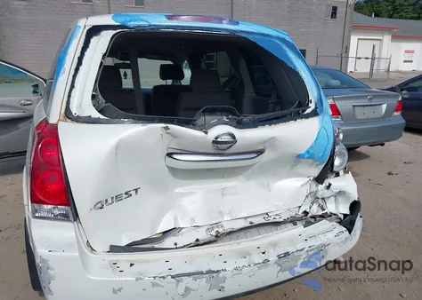 2009 Nissan Quest 3.5 из США, поврежденный, VIN 5N1BV28U19N100519